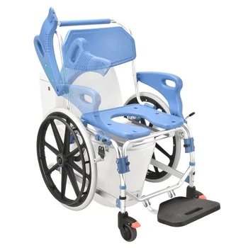 Кресло-комод Туалет Портативный Складной Комод Инвалидная коляска Душ Инвалидные стулья для ванных комнат