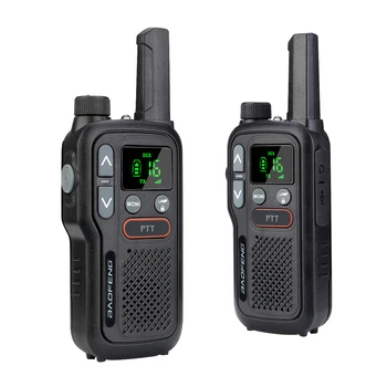 Baofeng, 2 предмета, Мини-рация PMR 446 USB, Портативное двустороннее радио, двойные PTT-рации T18, Портативное радио для Охотничьего Кафе