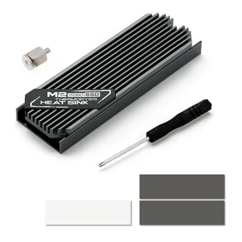 M.2 SSD NVMe Радиатор радиатор M2 2280 SSD Жесткий Диск Алюминиевый Радиатор с термопластичной Прокладкой для PCIe SATA M2 ssd PC thermal radiat