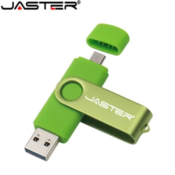 JASTER OTG USB флэш-накопитель cle usb 2.0 stick 4 ГБ 8 ГБ 16 ГБ 32 ГБ 64 ГБ флеш-накопитель для смартфона, флешка, бесплатные адаптеры TYPE-C, флешка