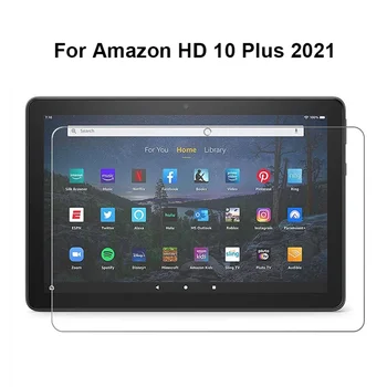 Защитная пленка Из закаленного Стекла 9H Для Amazon Kindle Fire HD 10 Plus 2021 2019 2017 HD10 2015 10,1-дюймовый планшет Защитная Пленка