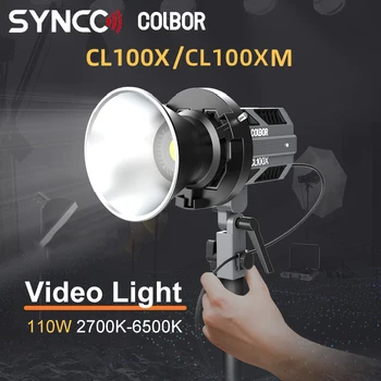 SYNCO COLBOR CL100X CL100XM 110 Вт Студийная Фотолампа LED Video Light 2700K-6500K Camera Light С управлением приложением для фотосъемки